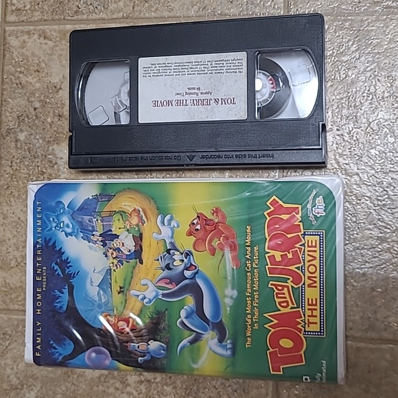 Tom & Jerry The Movie + Power Rangers Rescue VHS - Picture 2 of 5